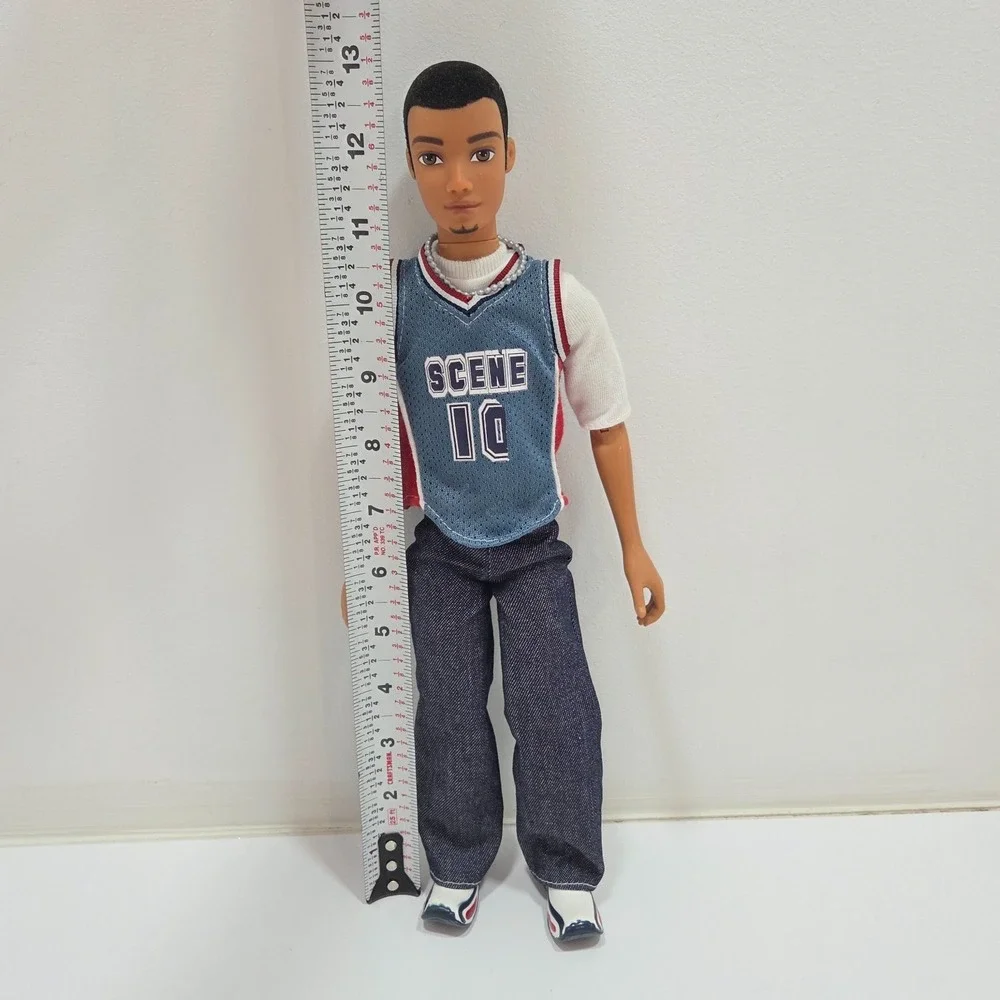 VTG 2003 Barbie My Scene SUTTON Doll Mattel #B6693 Pants Shoes Shirt Jersey